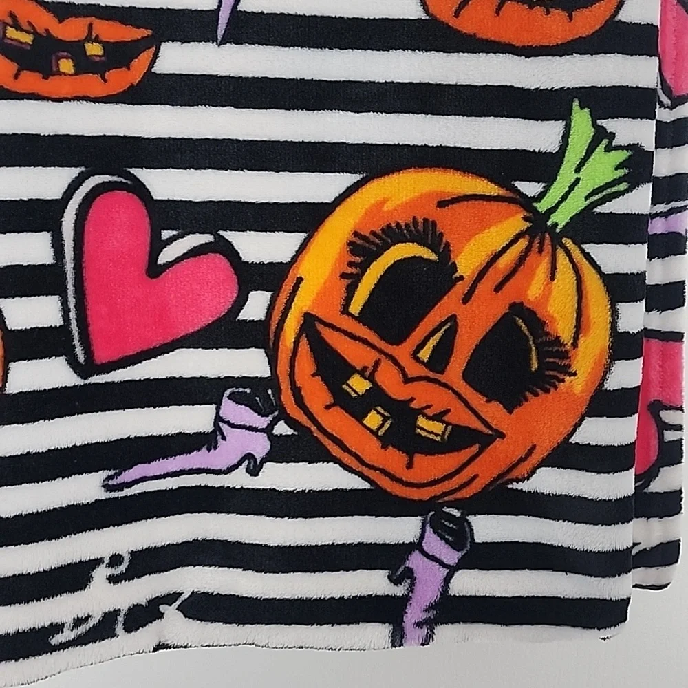 Betsey johnson Halloween stripes blank